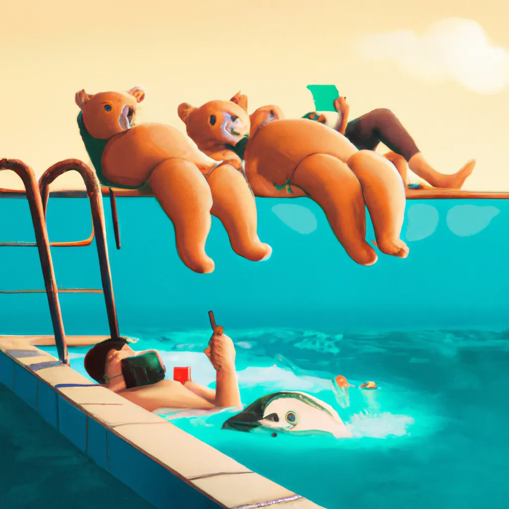Imagens sonhar com amigos na piscina