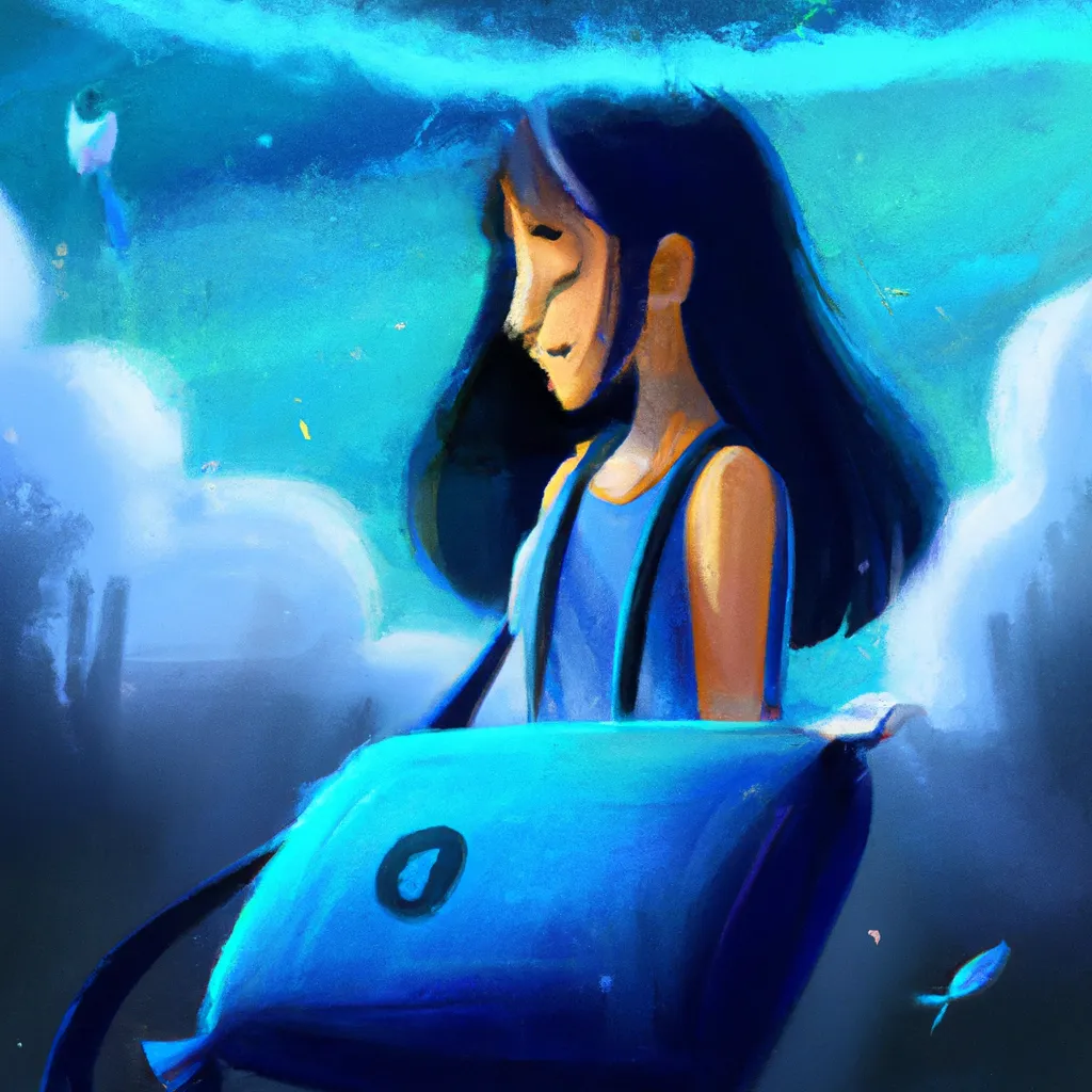 Imagens sonhar com bolsa azul