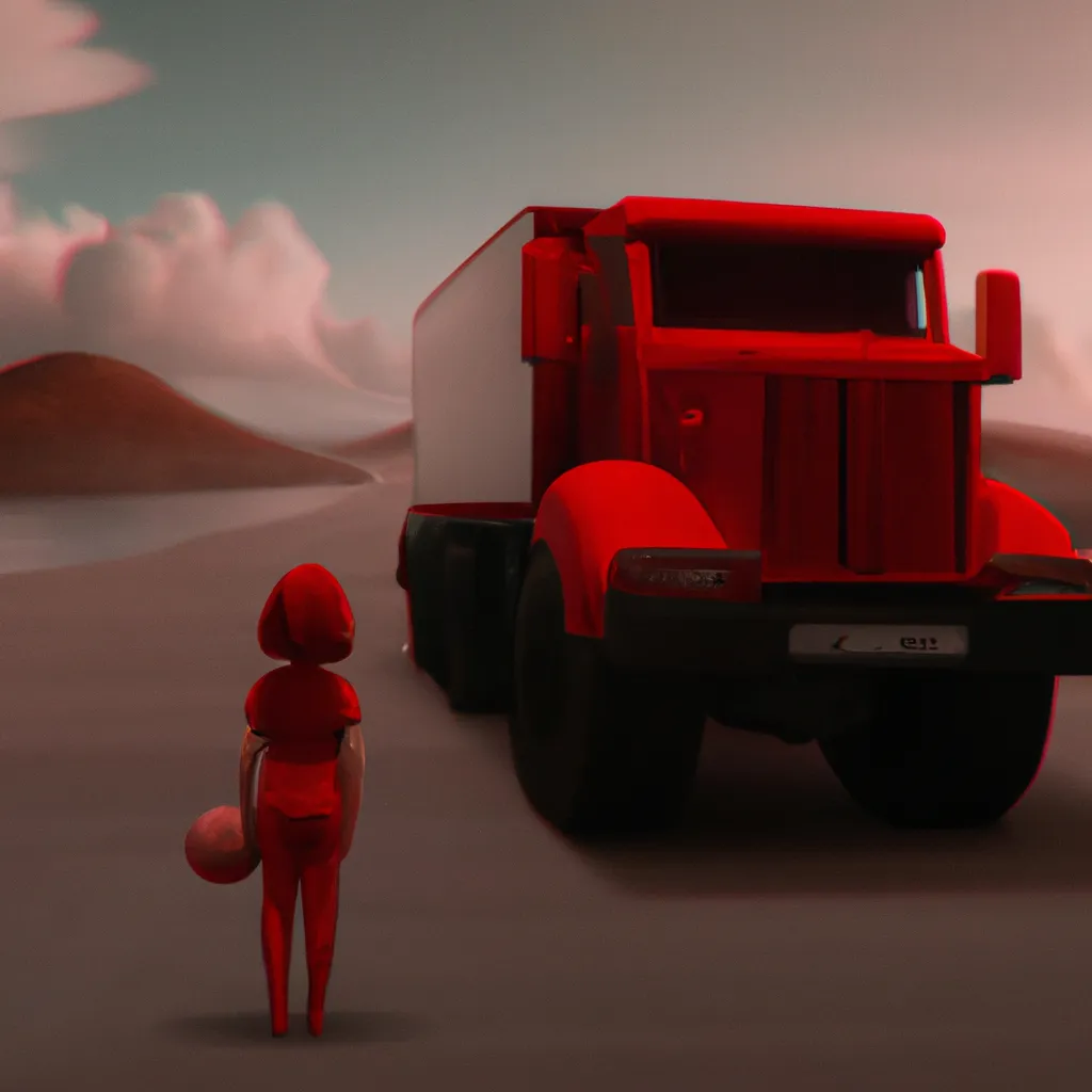 Imagens sonhar com caminhao vermelho