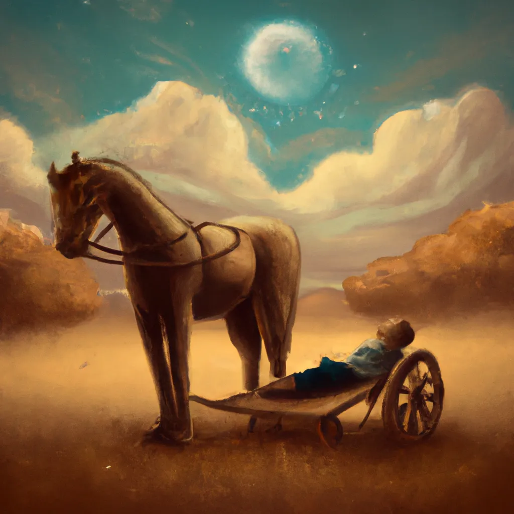 Imagens sonhar com cavalo puxando carroca