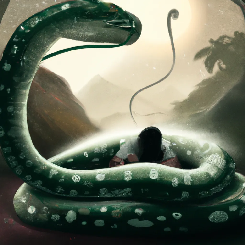 Imagens sonhar com cobra jiboia grande