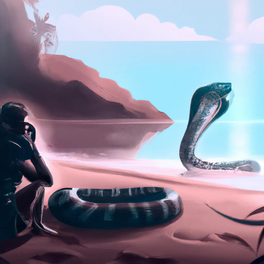 Imagens sonhar com cobra na praia