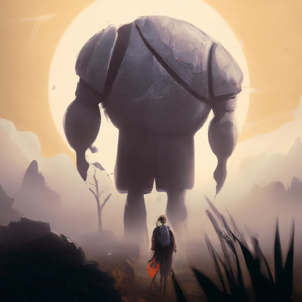 Imagens sonhar com homem gigante