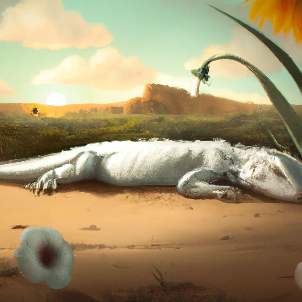 Imagens sonhar com lagarto branco