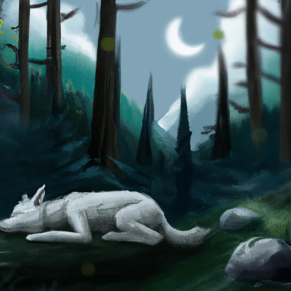 Imagens sonhar com lobo branco