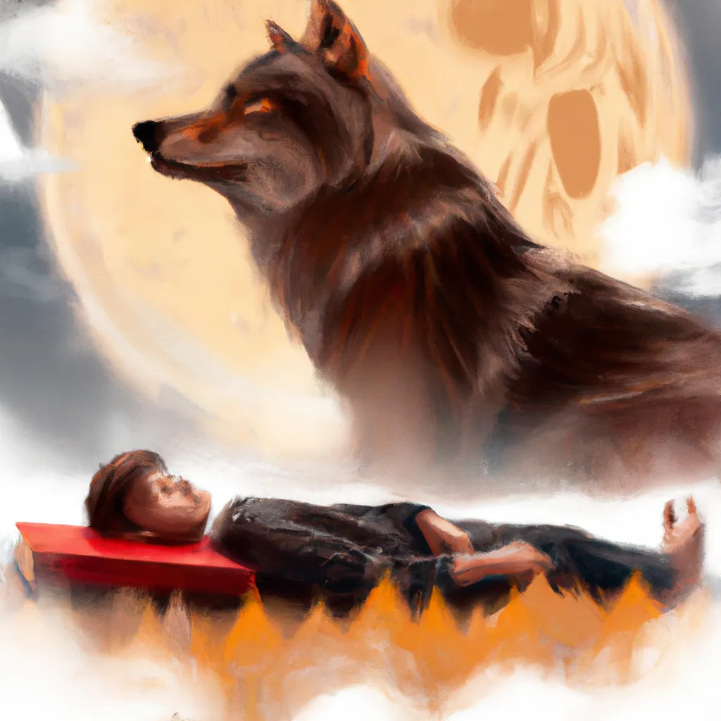 Imagens sonhar com lobo livro dos sonhos