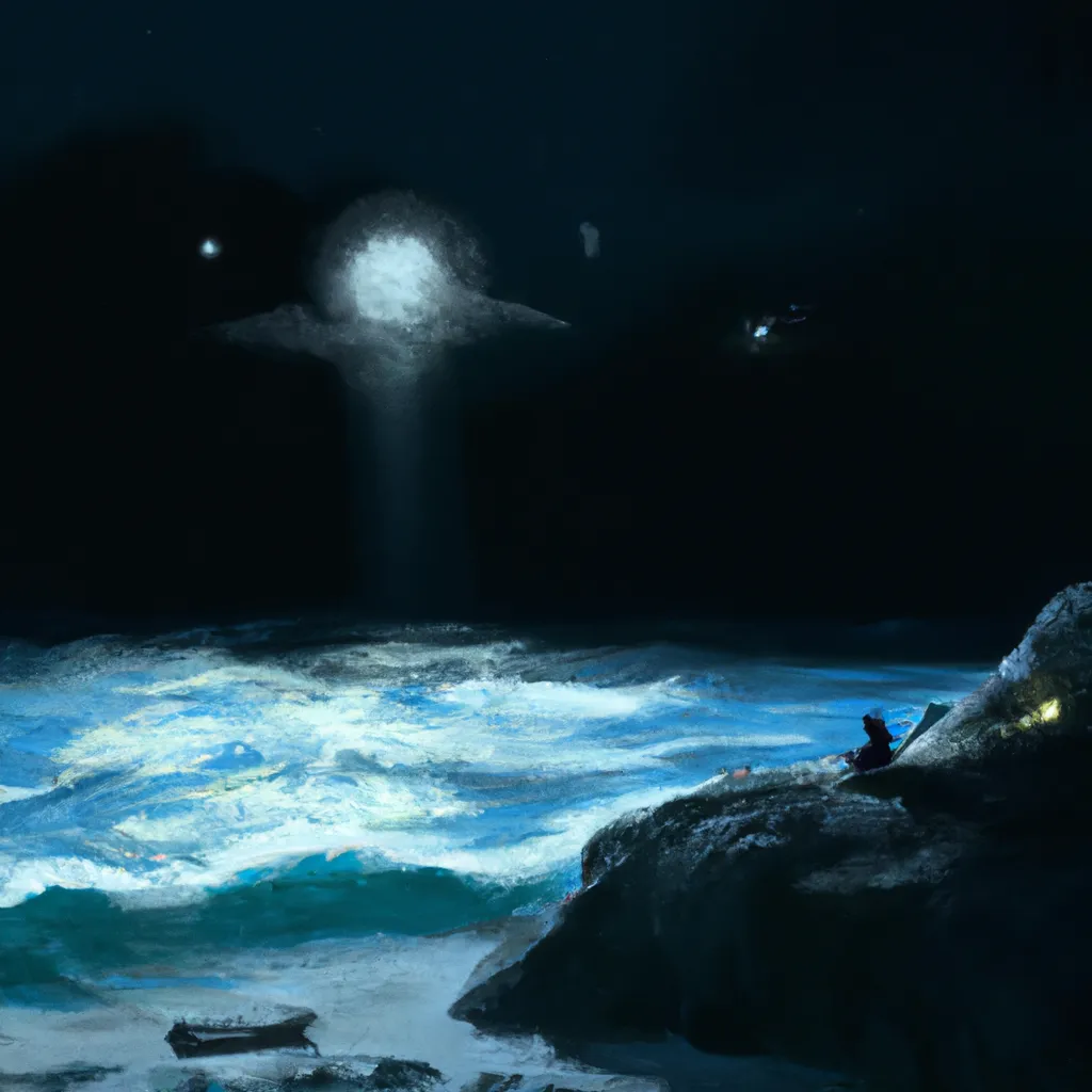 Imagens sonhar com mar a noite