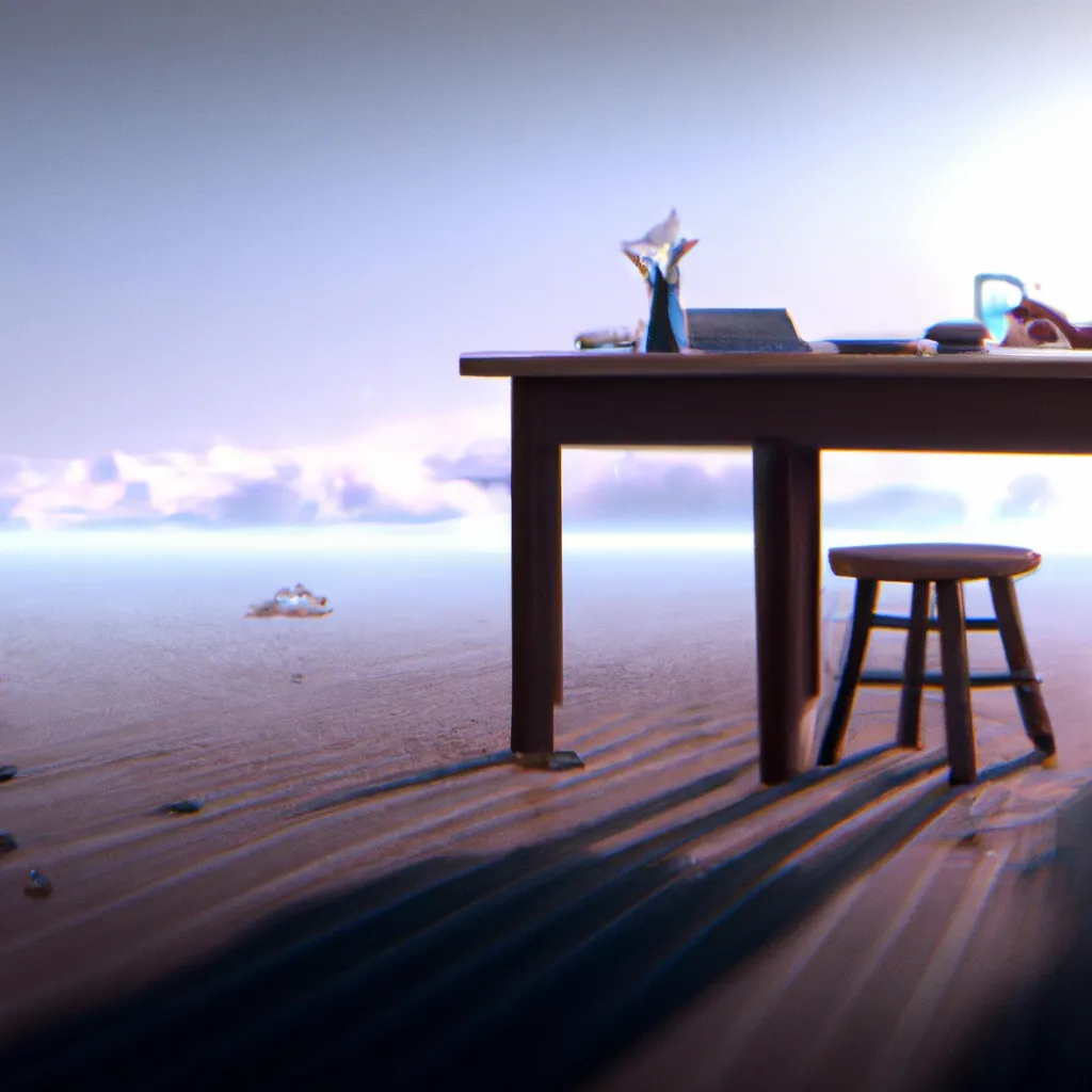 Imagens sonhar com mesa vazia