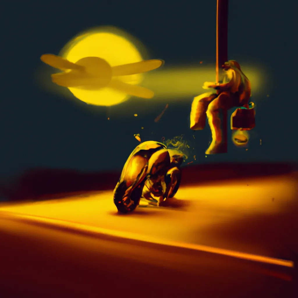 Imagens sonhar com moto amarela