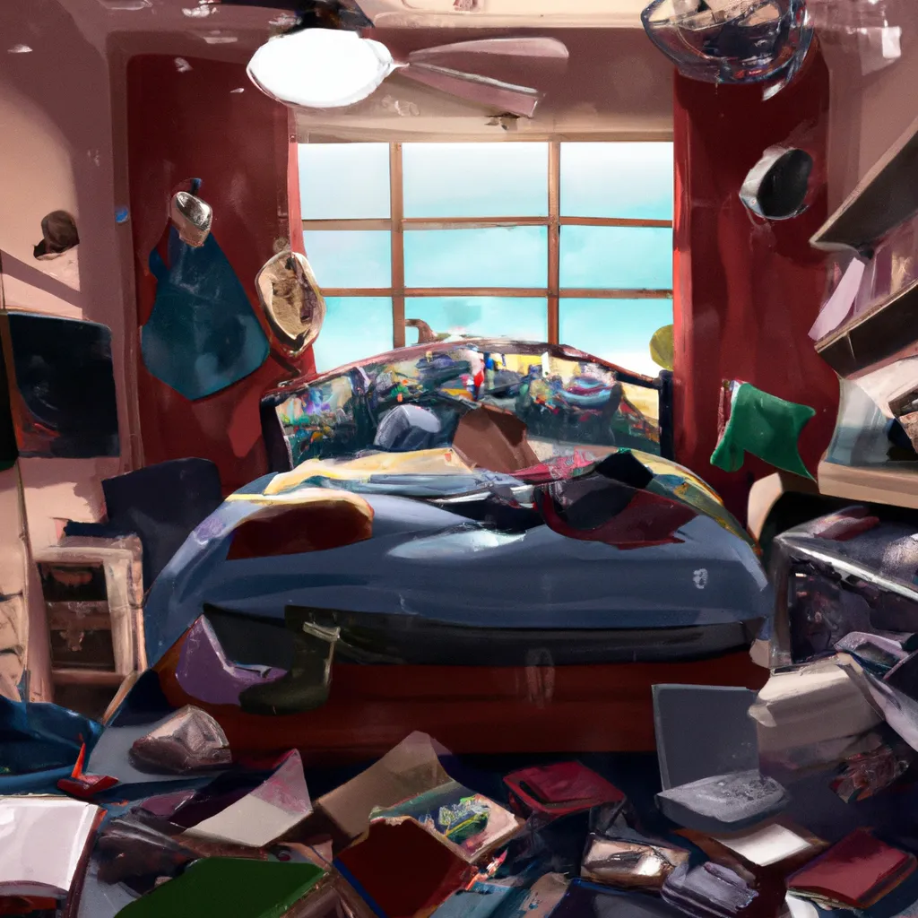 Imagens sonhar com quarto baguncado