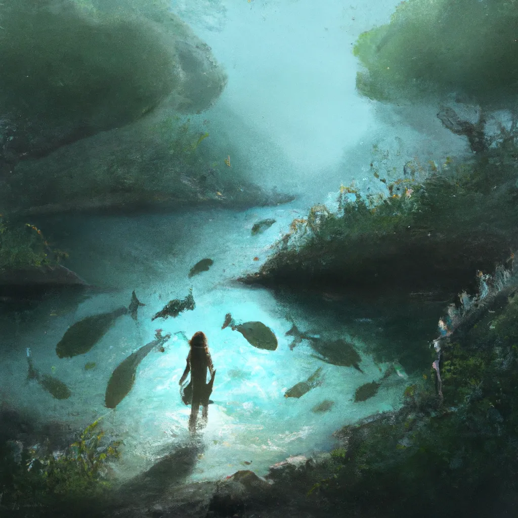 Imagens sonhar com rio de agua limpa