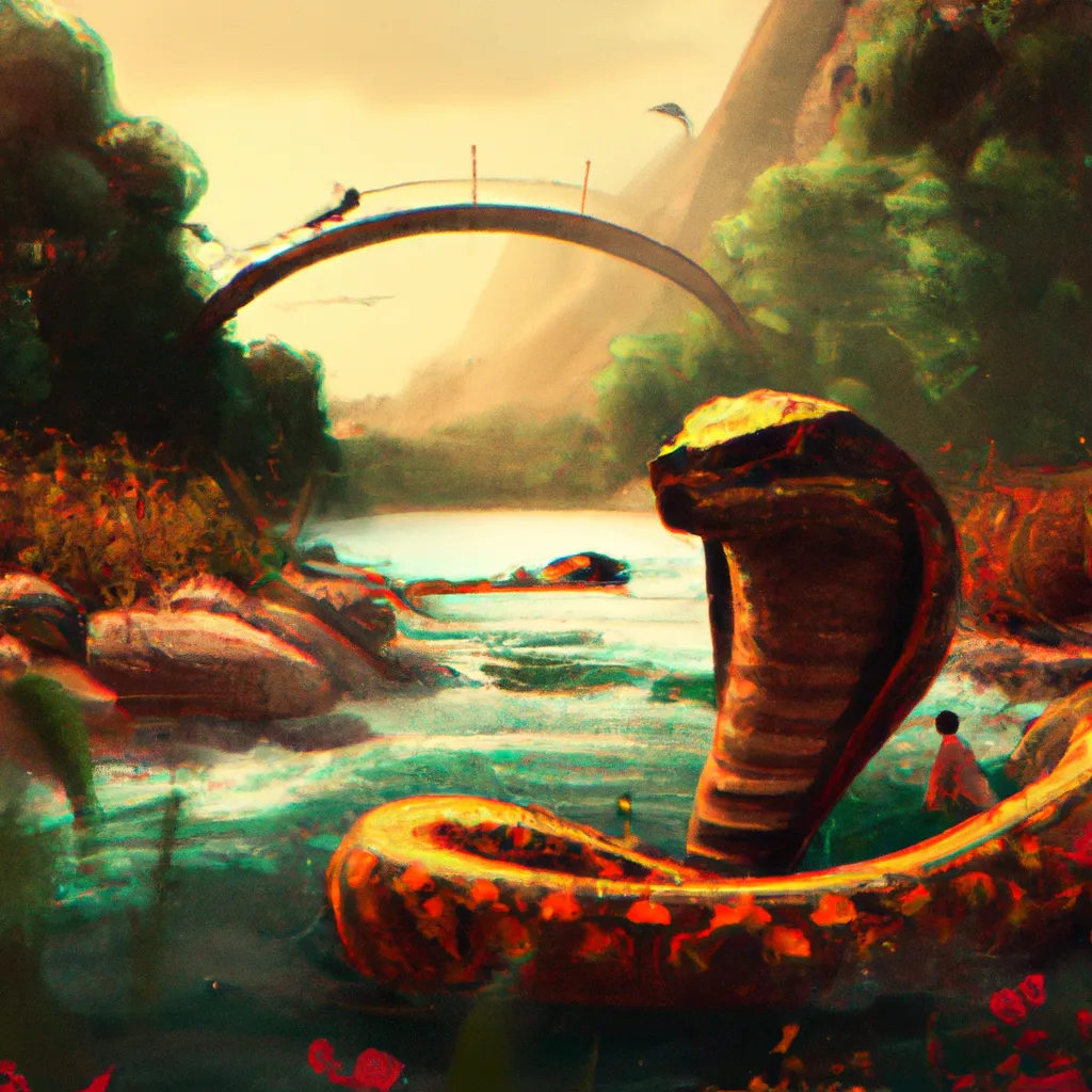 Imagens sonhar com rio e cobra
