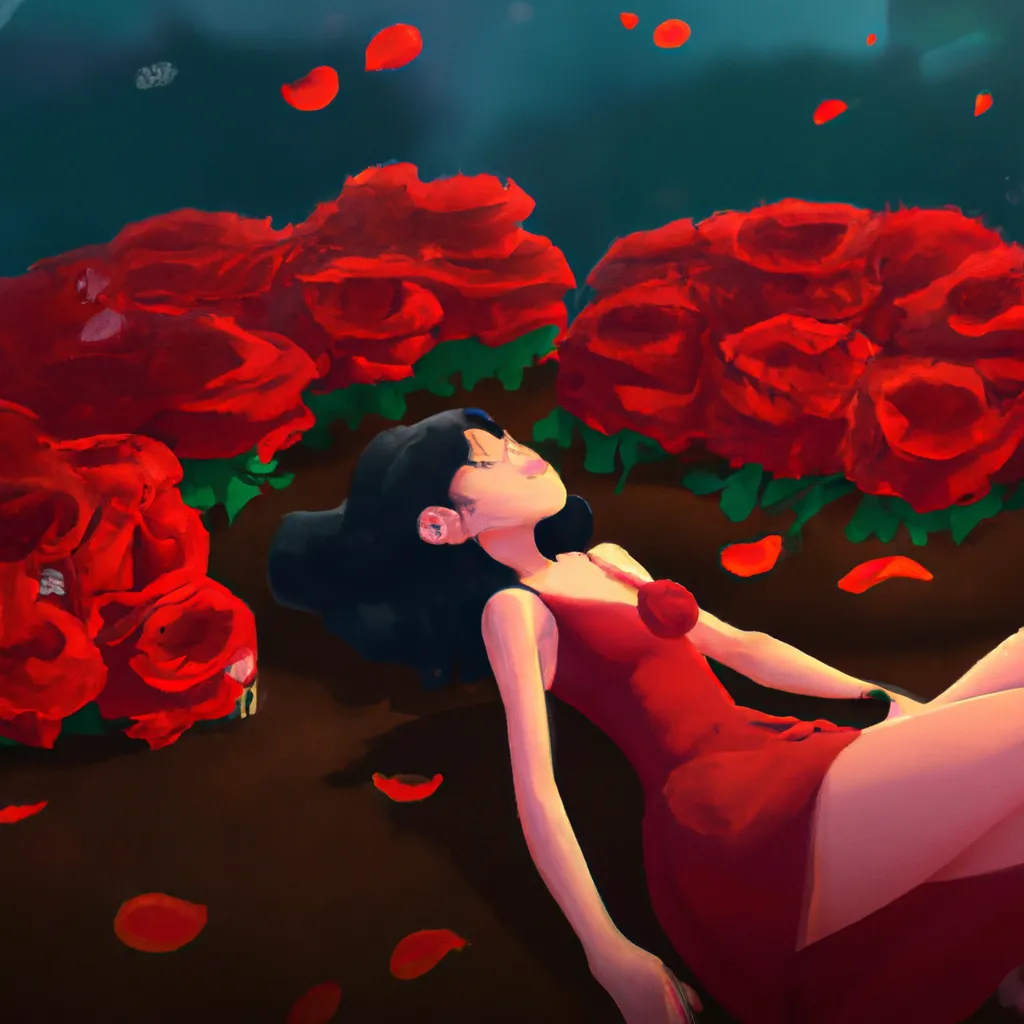 Imagens sonhar com rosas vermelhas no chao