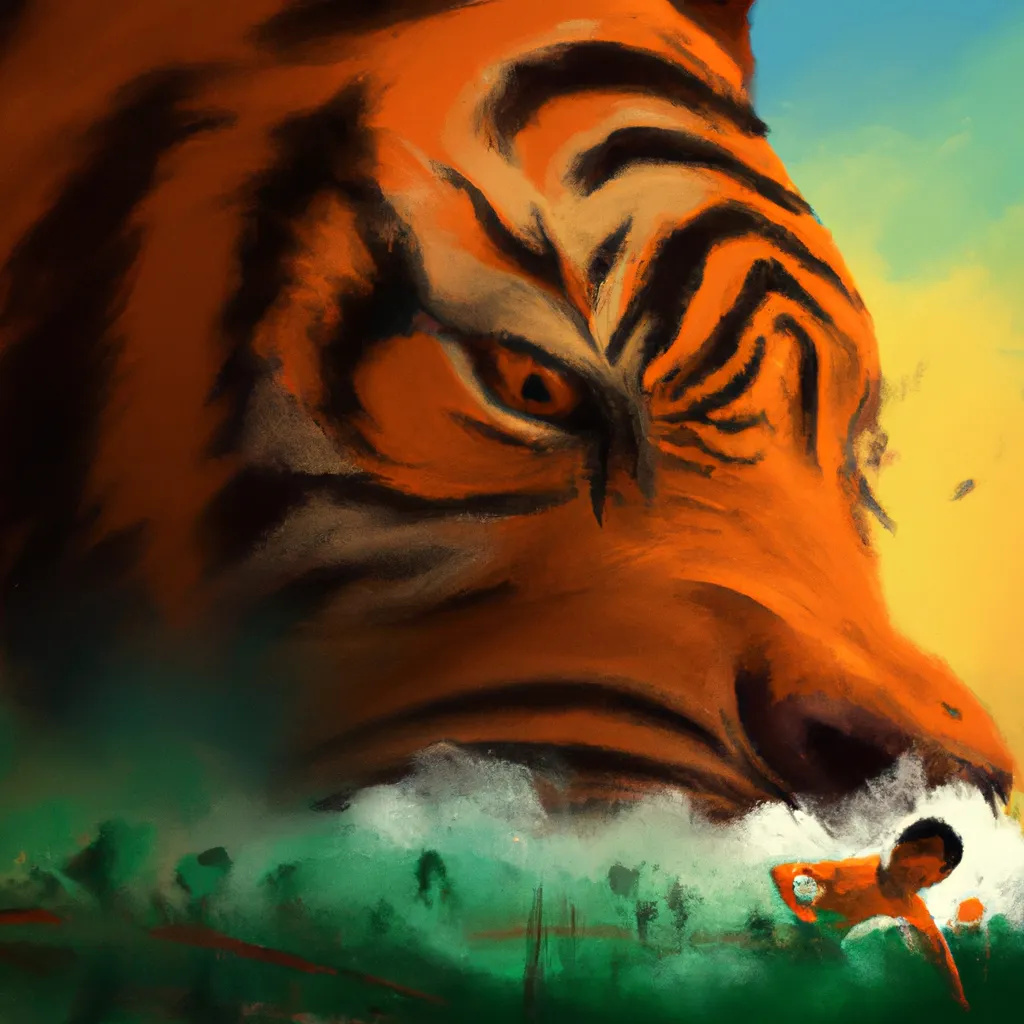 Imagens sonhar com tigre atacando