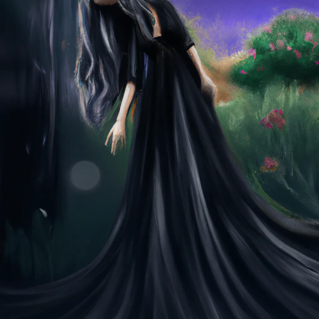 Imagens sonhar com vestido preto longo