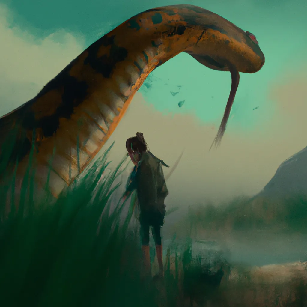Imagens sonhei com uma cobra gigante