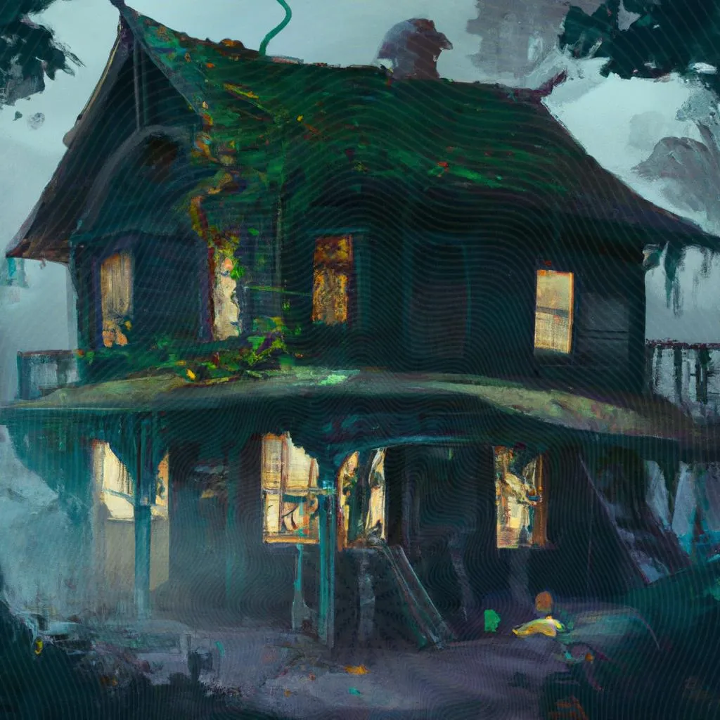 uma ilustração gráfica de a casa dos espiritos