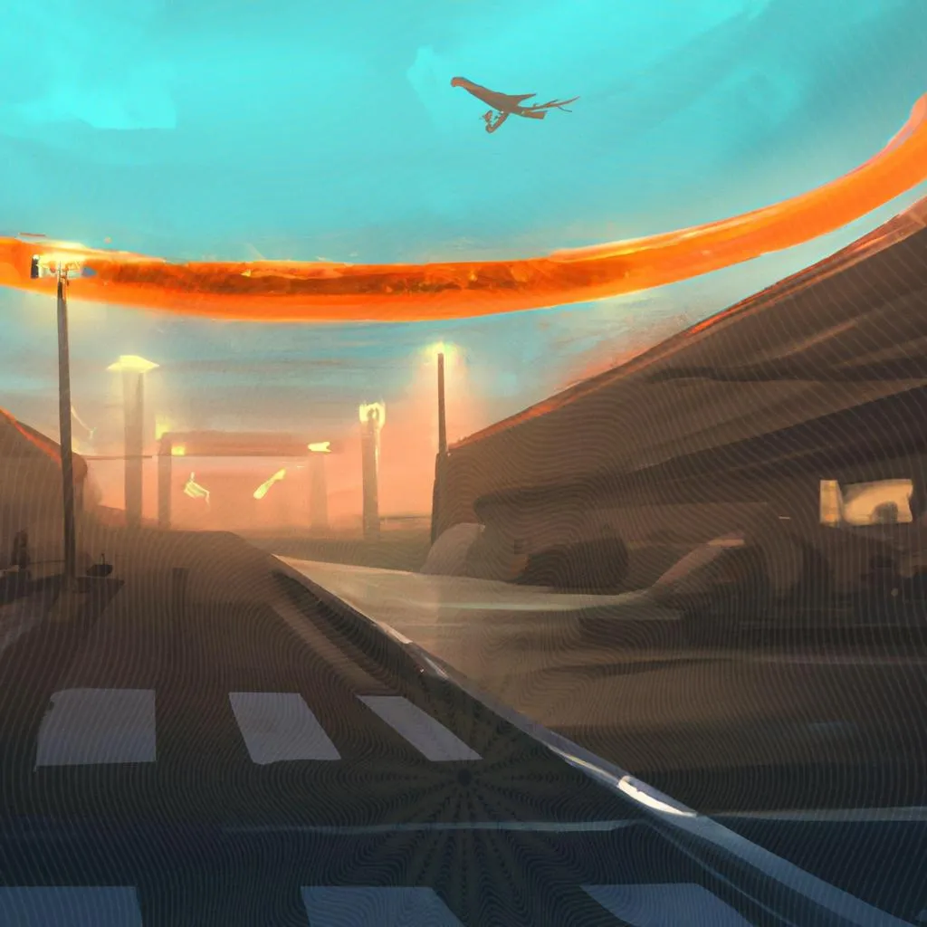 um desenho artístico sobre aeroporto espirito santo