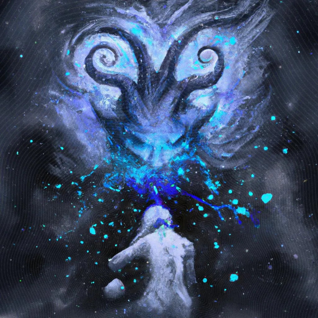 uma pintura figurativa de alzheimer e espiritismo