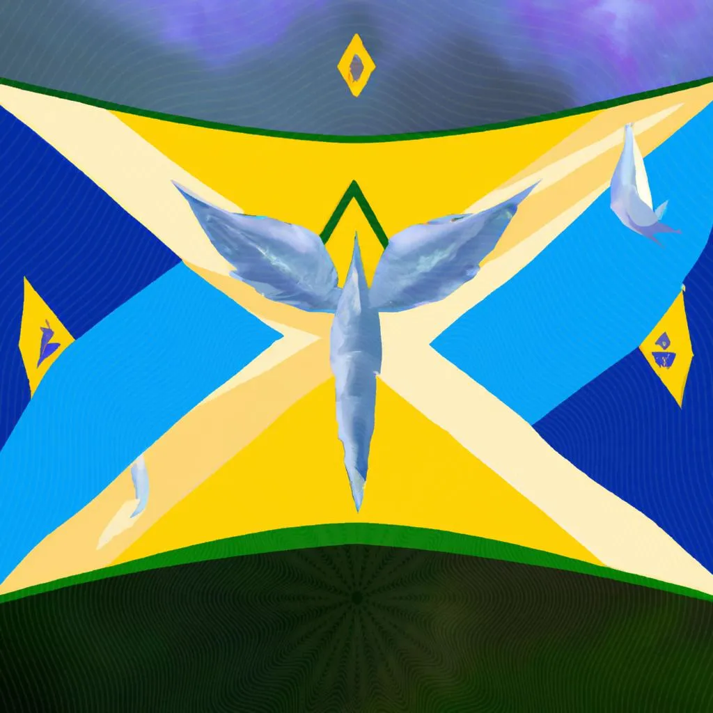 um design visual de bandeira espirito santo