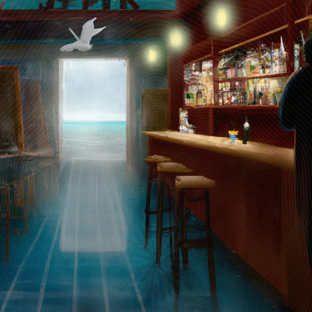 uma paisagem ilustrada de bar espirito santo