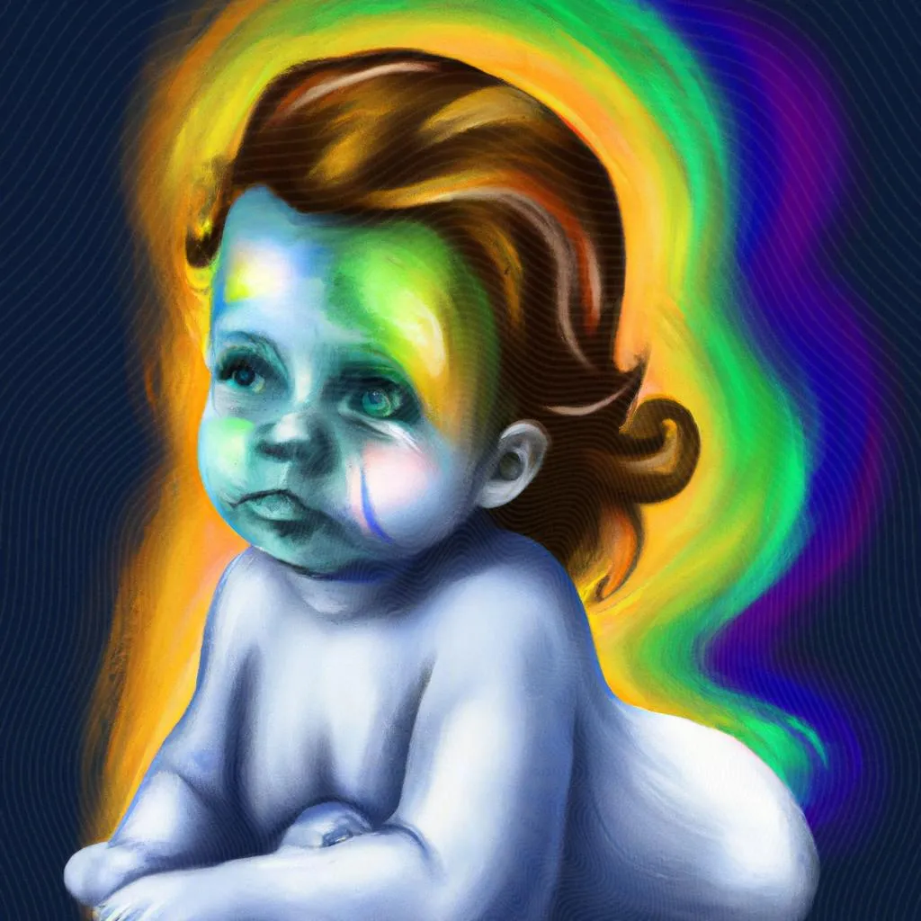 bebe arco iris espiritismo