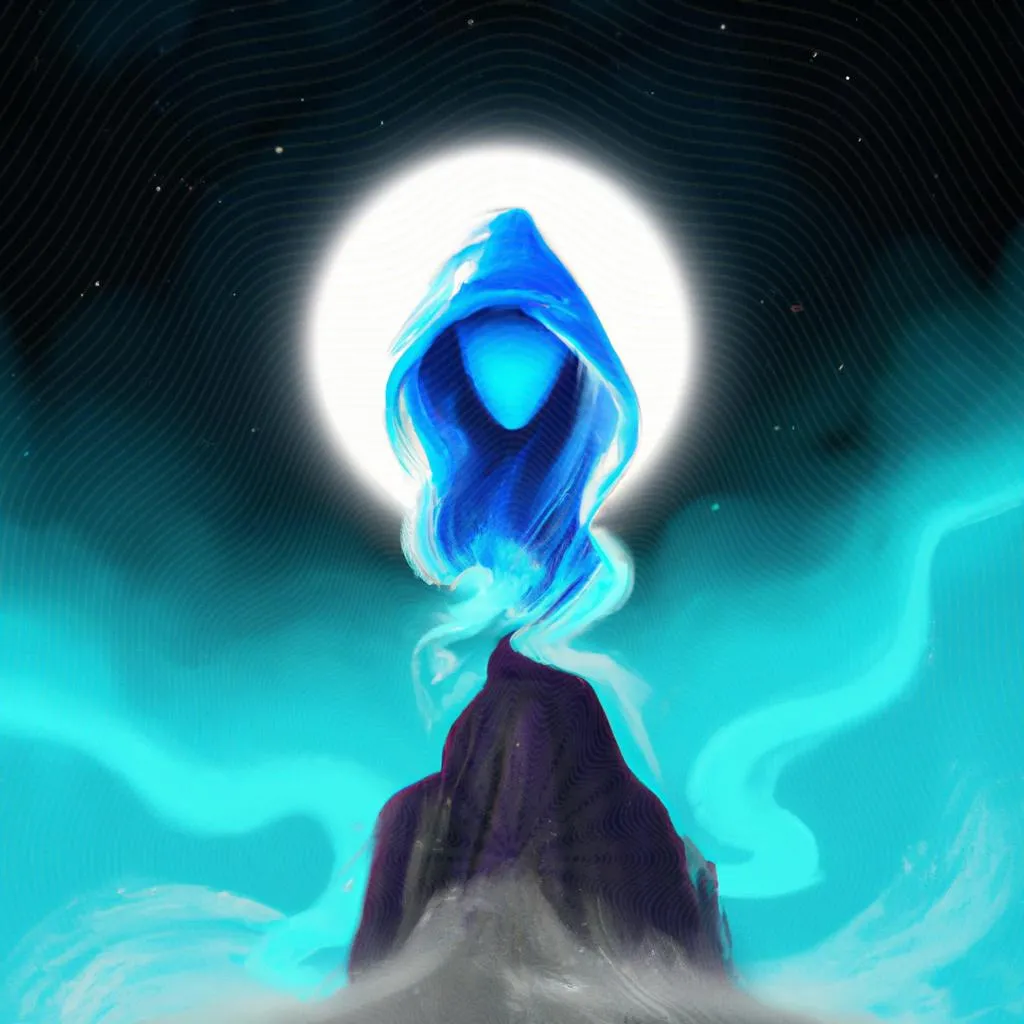 uma impressão artística de boa noite espiritismo