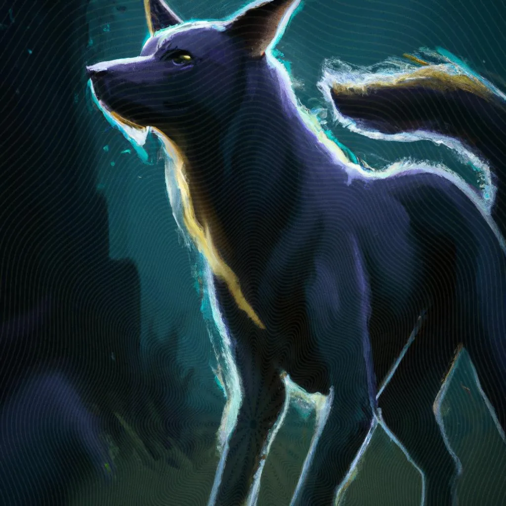 Cachorro: o fiel companheiro que também pode ser um espírito! 2 uma ilustração de cachorro ve espirito