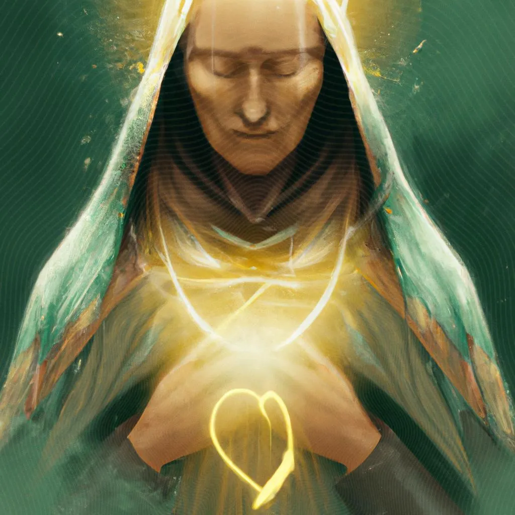 uma arte em gravura de como ser cheio do espirito santo
