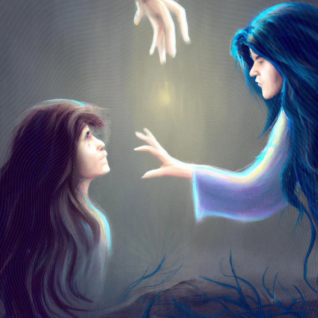 Conflitos Mãe e Filha: Entenda pelo Espiritismo 3 uma arte abstrata sobre conflitos entre mãe e filha espiritismo