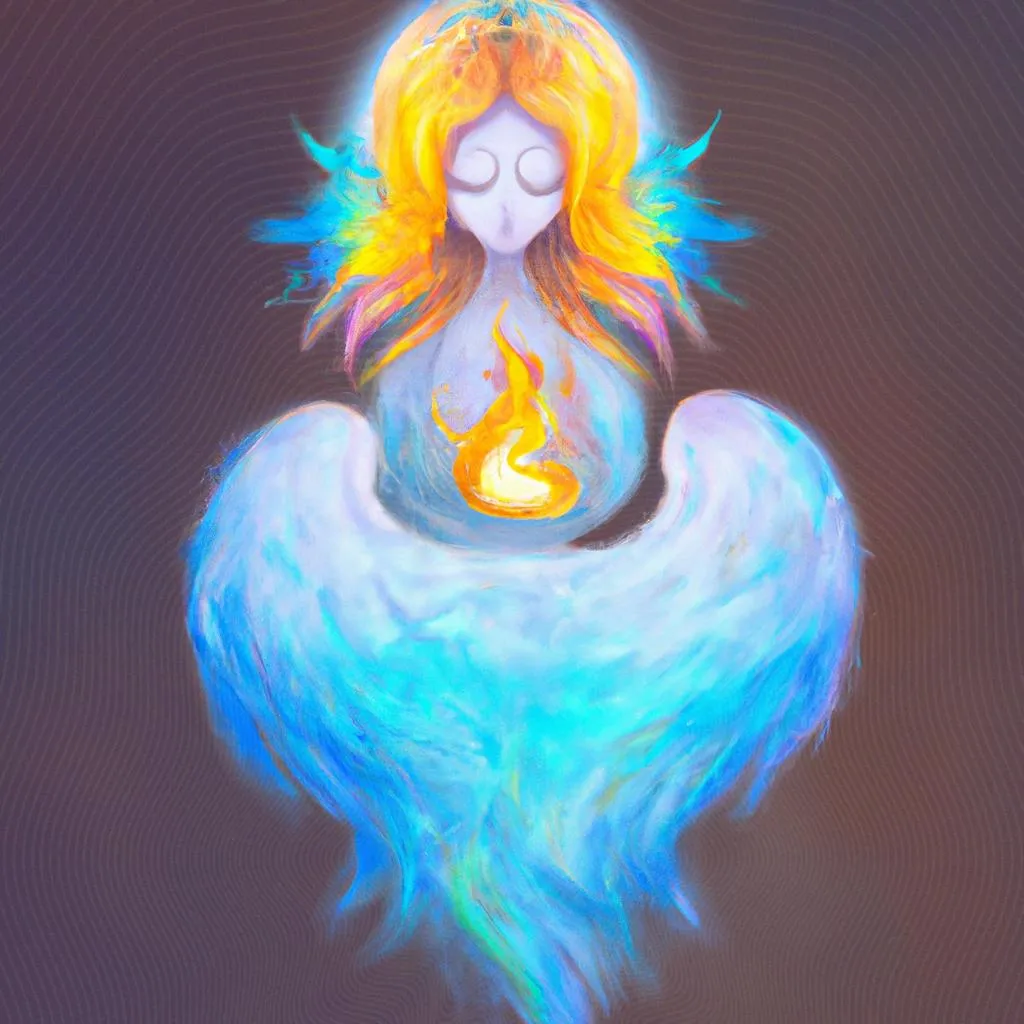 uma imagem impressionista de desenho espirito santo