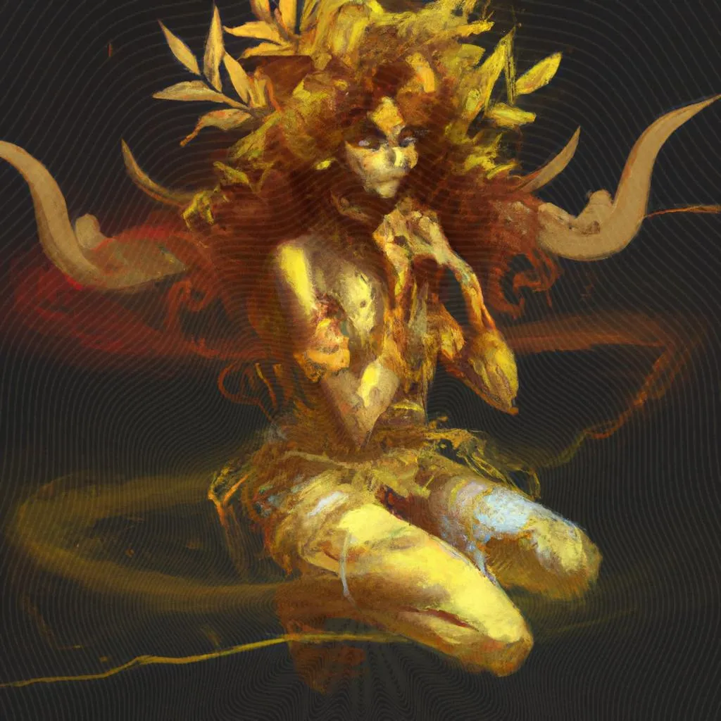 Diu de cobre: o poder espiritual da conexão 2 uma imagem impressionista de diu de cobre espiritismo