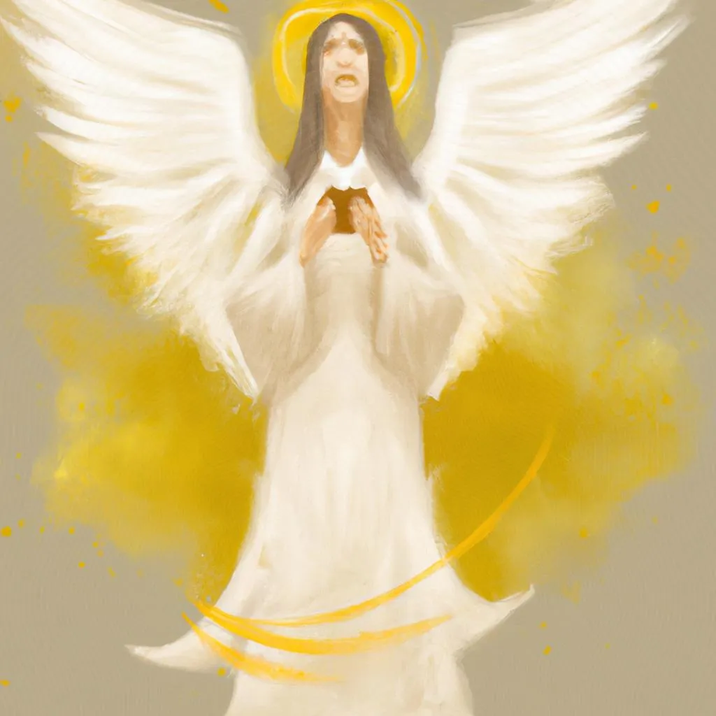 uma pintura figurativa de divino espirito santo desenho