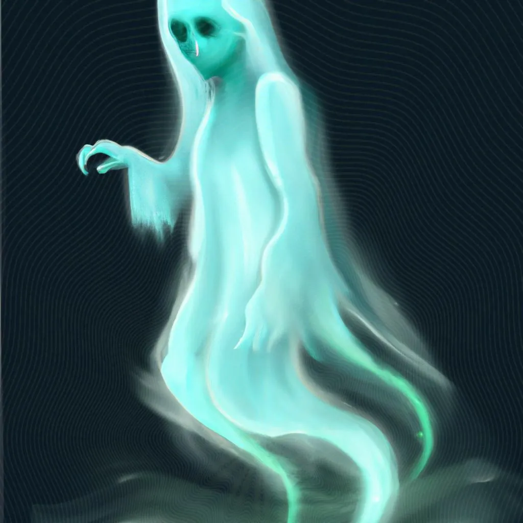 uma imagem simbólica de ectoplasma espiritismo
