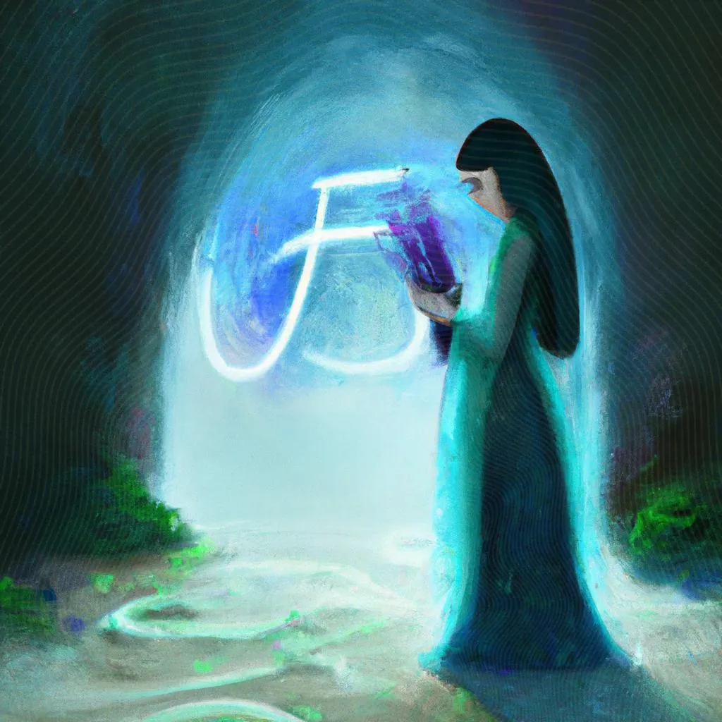 um desenho artístico sobre esperança mensagem espirita