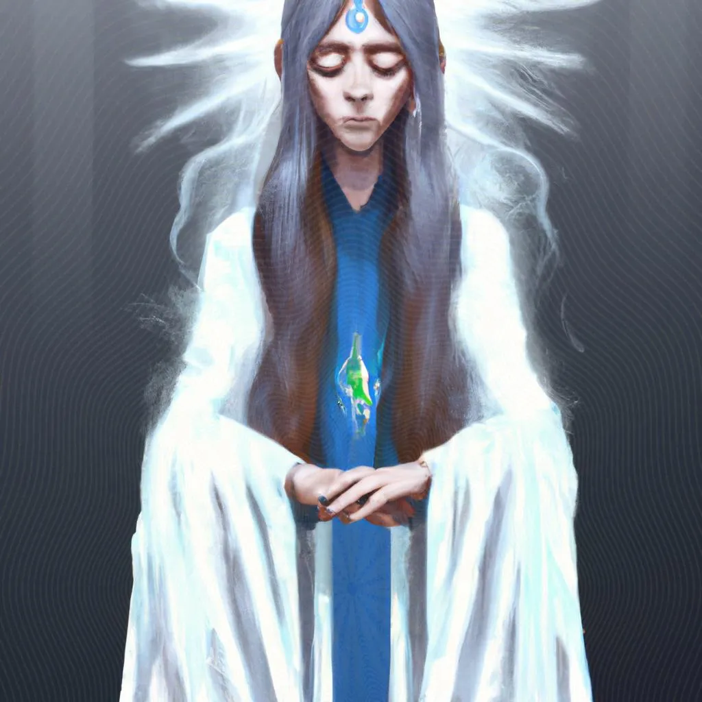 um desenho técnico sobre espirita religião