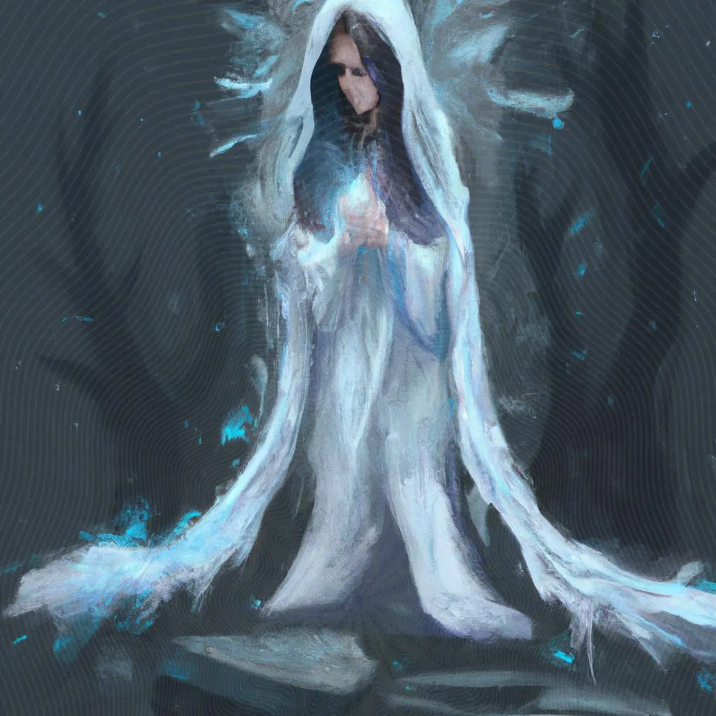 uma arte em gravura de espiritismo imagem