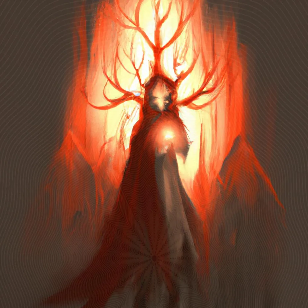 um retrato esboçado de espiritismo