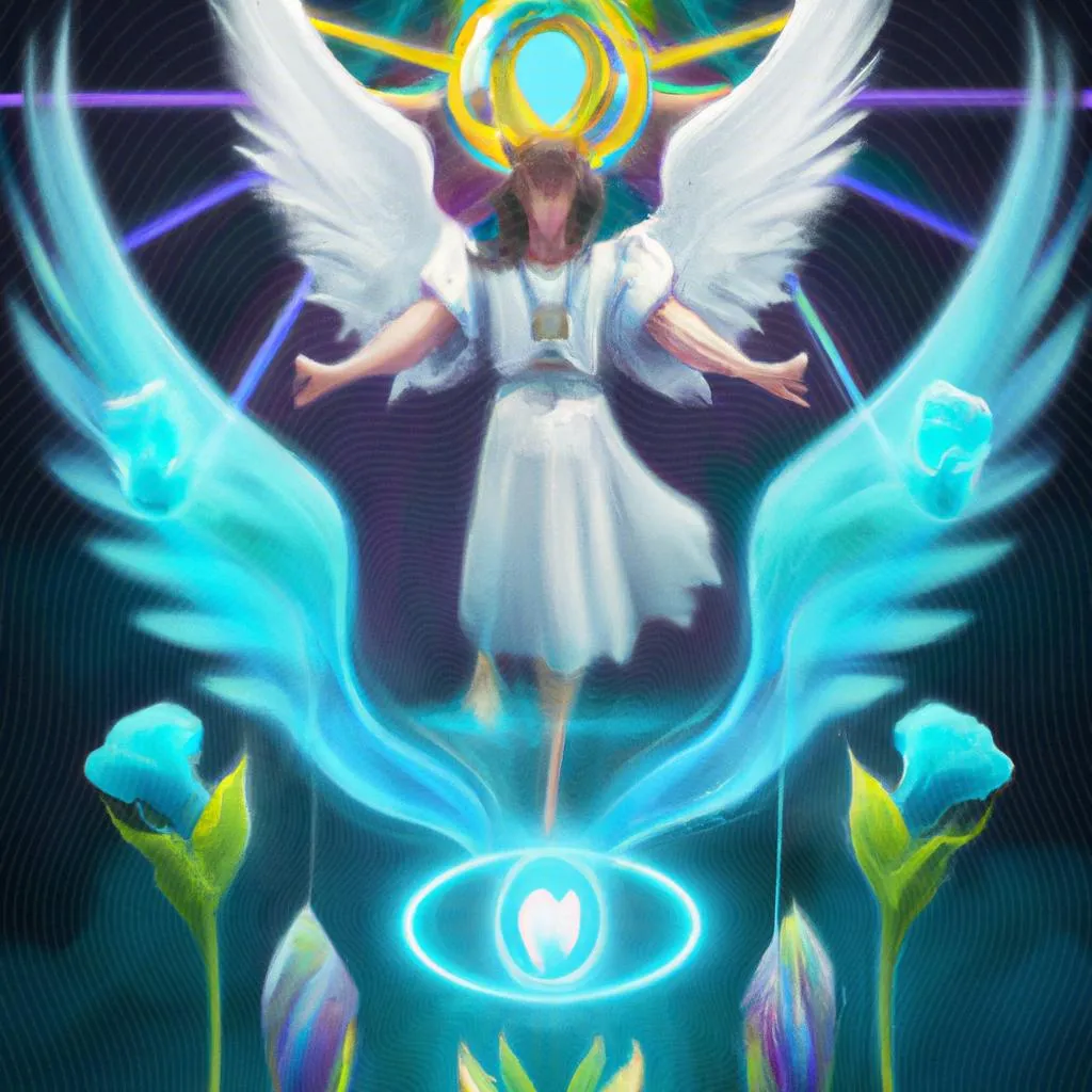 um desenho artístico sobre espirito santo batizado