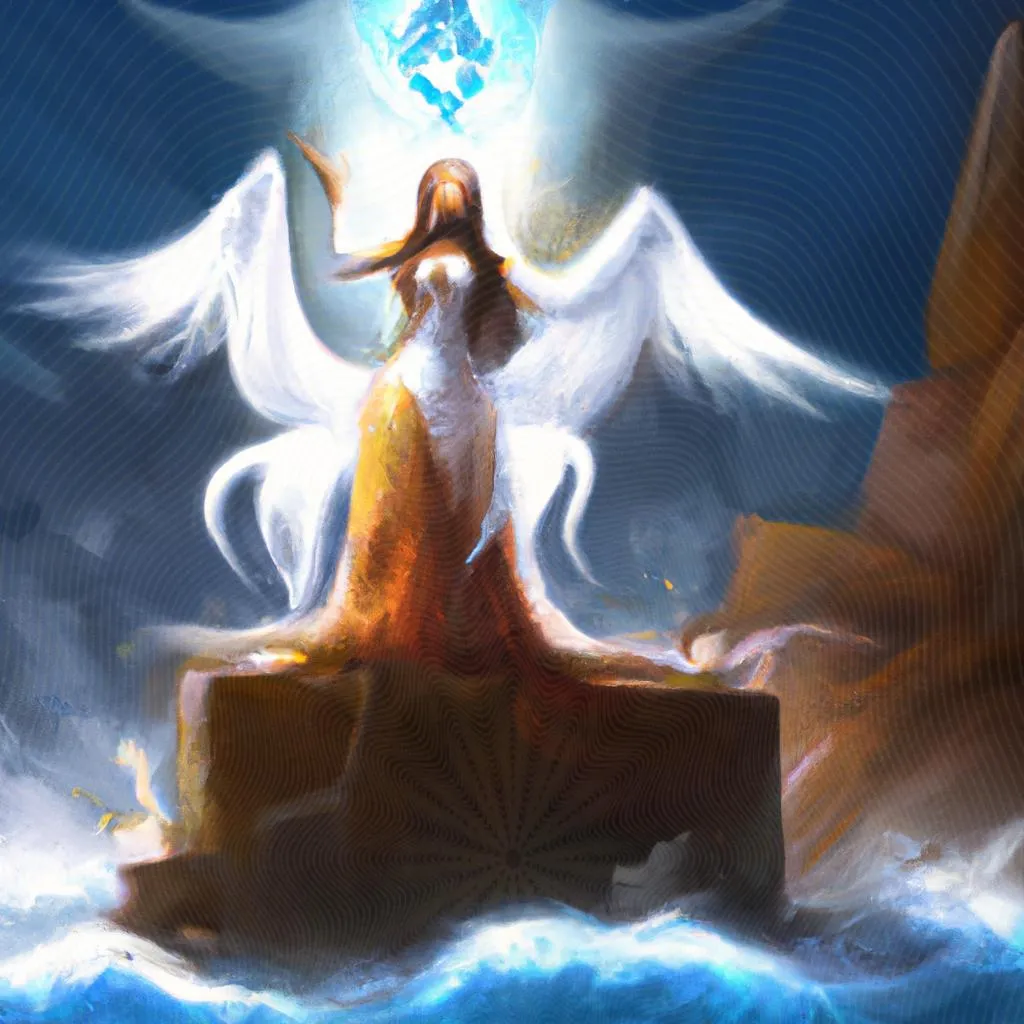 Espirito Santo de Madeira: O Mistério Por Trás da Energia Divina 2 uma ilustração realista de espirito santo de madeira