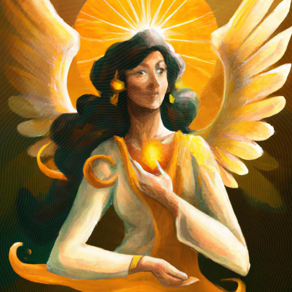 Explorando o Mistério do Espírito Santo do Dourado: A Magia Revelada 3 uma figura desenhada de espirito santo do dourado