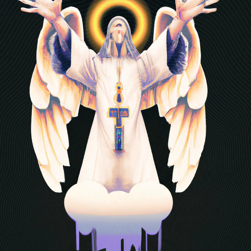 Desvendando o Poder do Espírito Santo como Vetor de Conexão Mística 2 uma obra de arte ilustrativa de espirito santo vetor