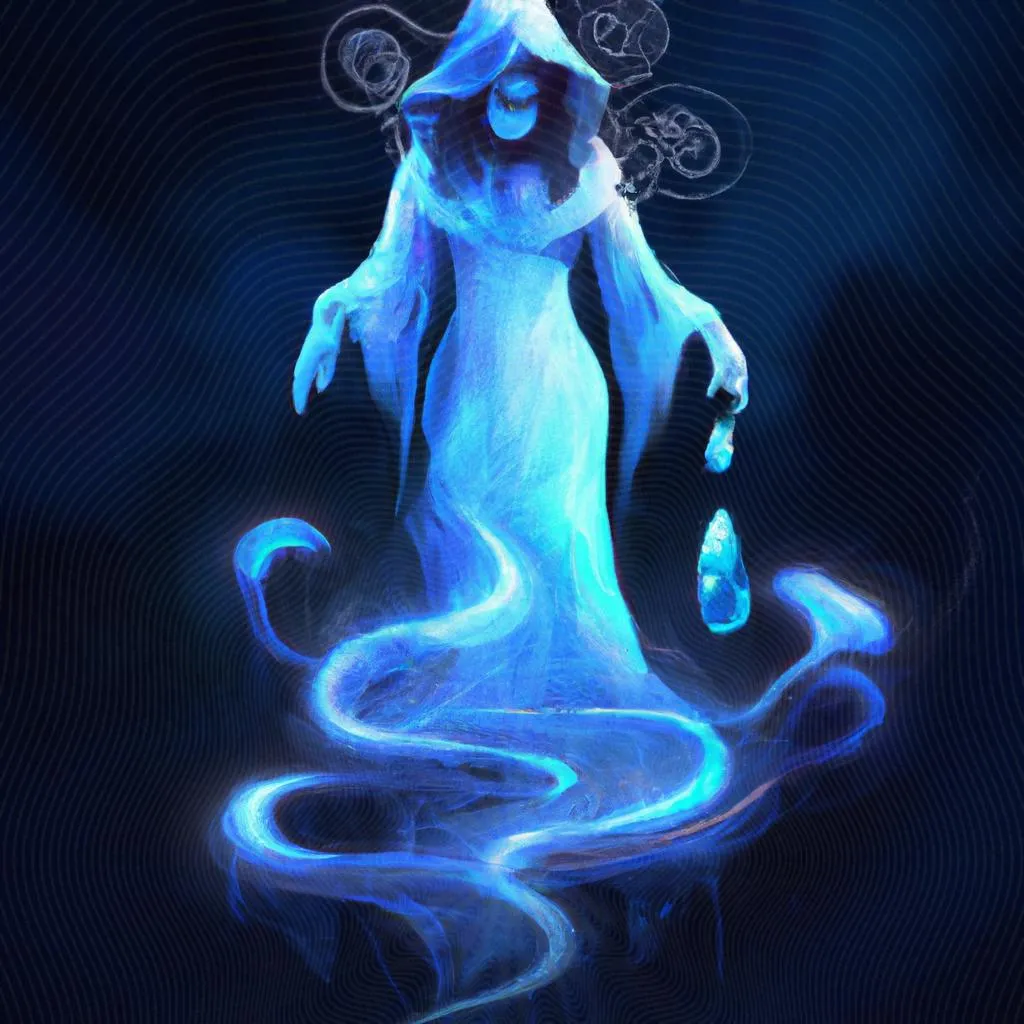uma arte em gravura de espiritos obsessores