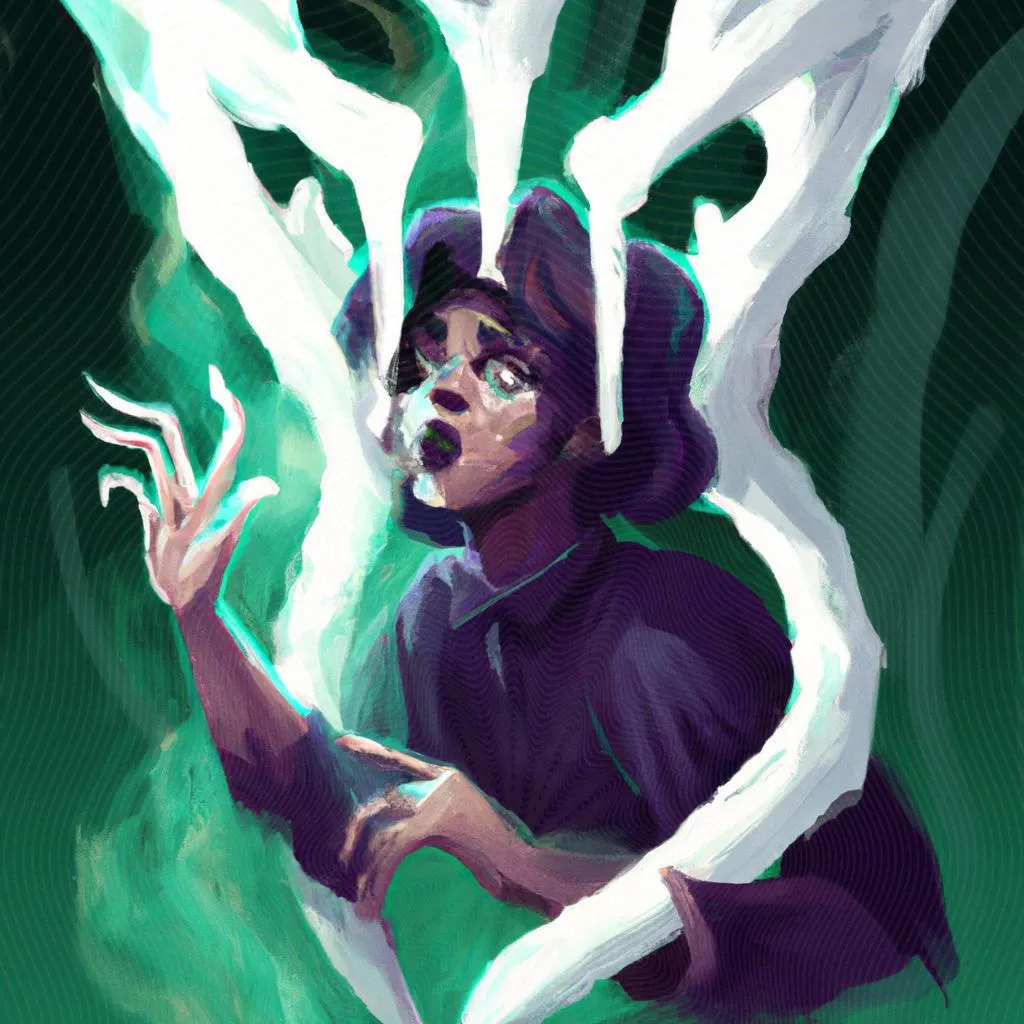 uma imagem imaginária de excesso de bocejo espiritismo