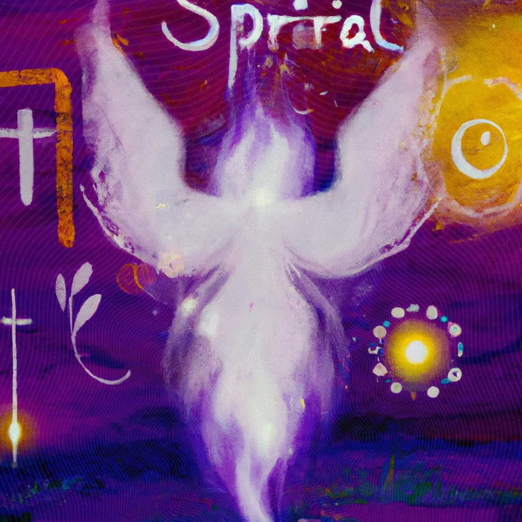 uma arte gráfica sobre frase espirita