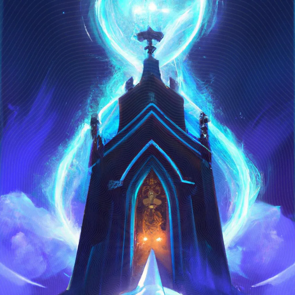 uma cena gráfica de igreja divino espirito santo