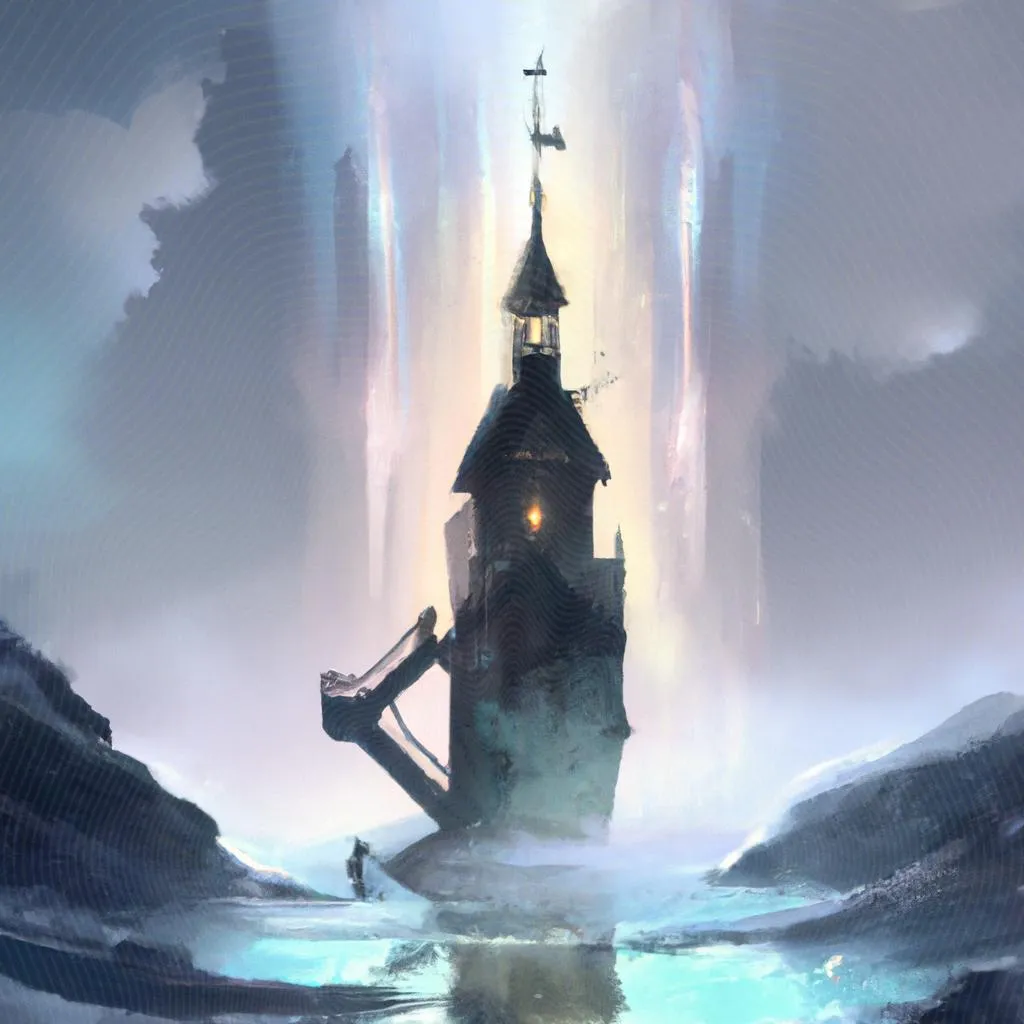 uma composição gráfica de igreja espirita