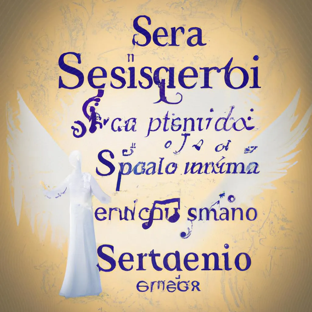 uma obra de arte ilustrativa de letra da musica espirito santo