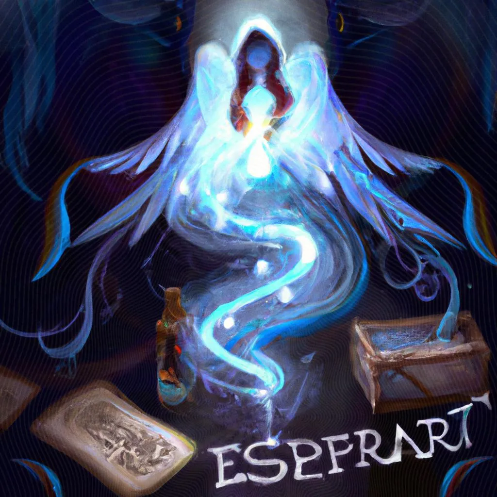 um retrato artístico sobre mensagem espirita