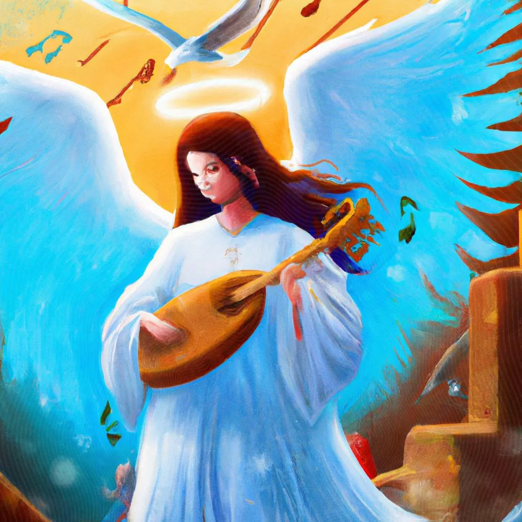Melodia Divina: A Magia da Música do Espírito Santo 2 uma imagem impressionista de musica do espirito santo
